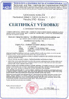 TZUS - Certifikat Vyrobku 204_C5_2015_070-049839  acc. to CSN 42 0139-1