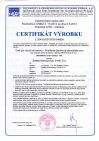 TZUS - Certifikat Vyrobku 204_C5_2015_070-049839  acc. to CSN 42 0139-1